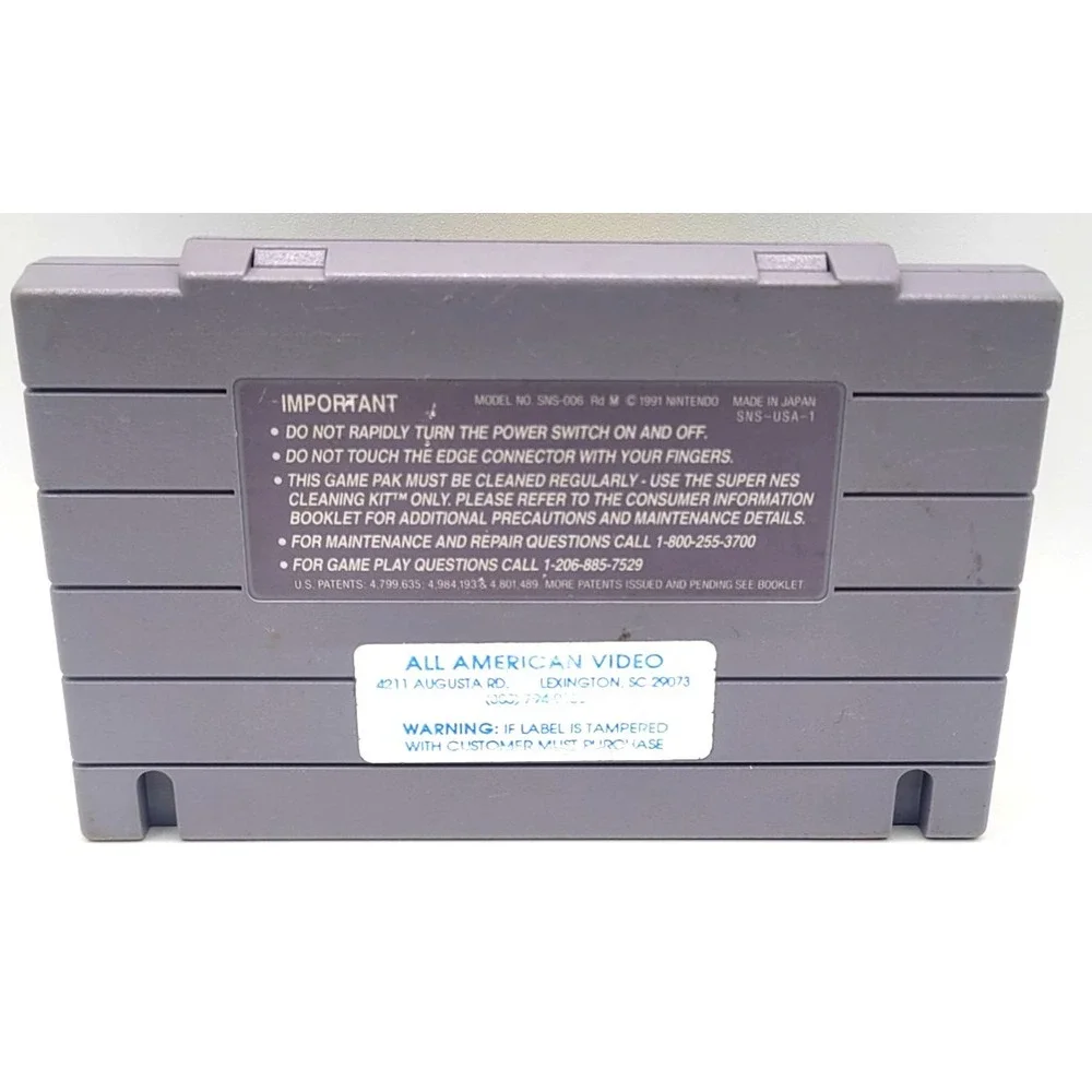 World League Soccer (Super Nintendo SNES, 1991) Cartridge‎ Only